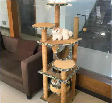 MOMOPET Cat Scratching Board and Large Cat Tree The Dog and Cat Shop